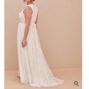 Lace and Pearl Sash Wedding Gown (Ever After)